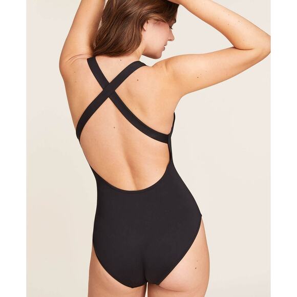 Andie Swim The Full Coverage Tulum One Piece in Black L NWT - Picture 2 of 6